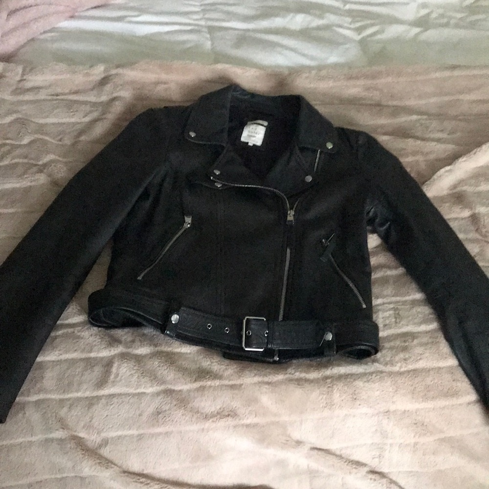 Zara Leather Jacket-Black